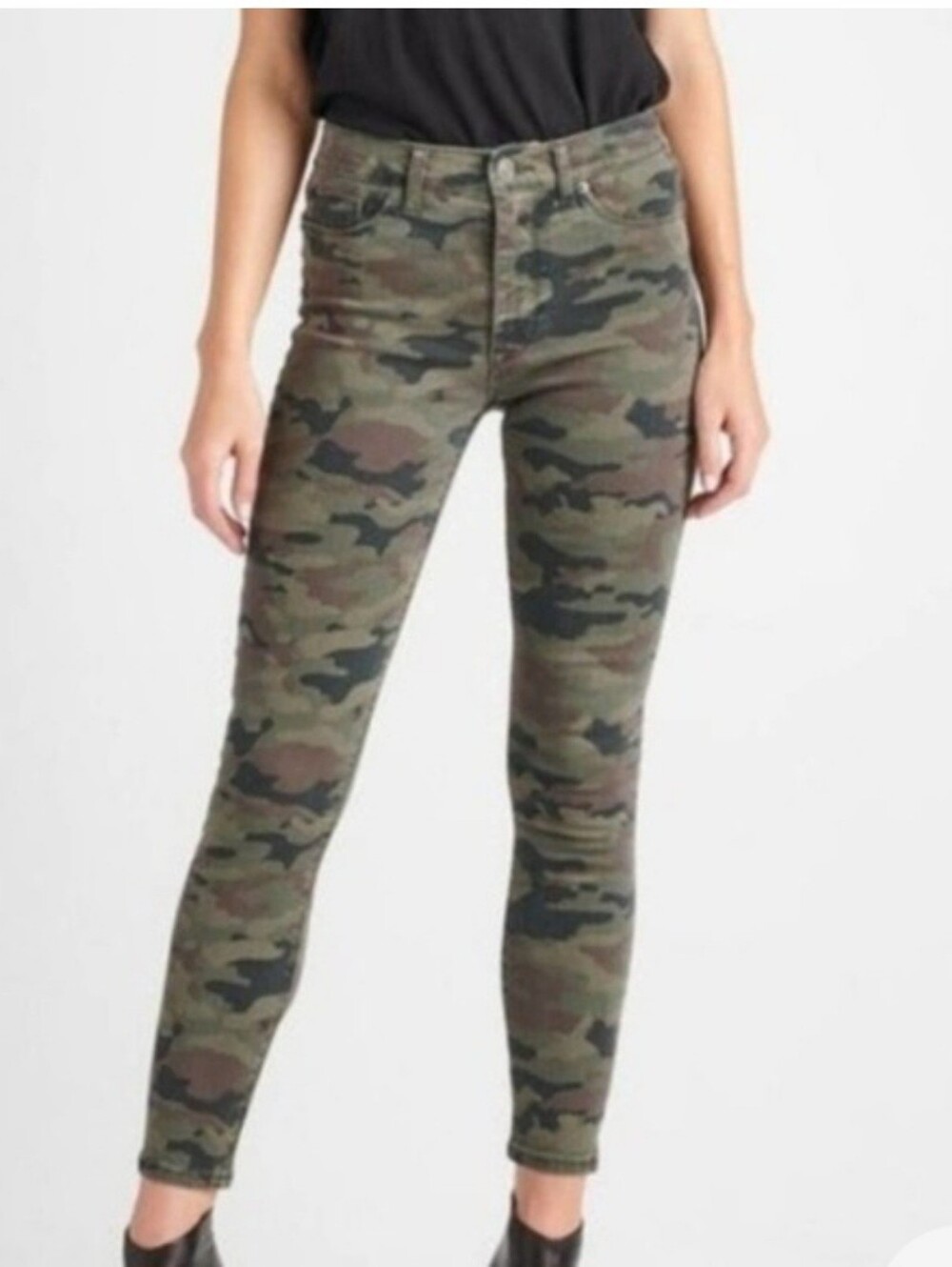 HUDSON Camo Barbara High Waist- Super Skinny size 25